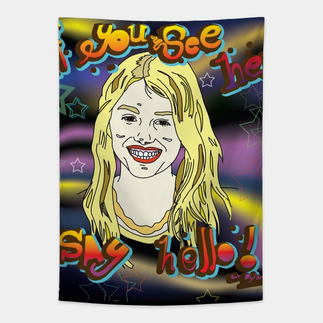 Skins TV Show - Cassie Tapestry by ptelling