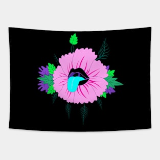 Flower kiss Tapestry