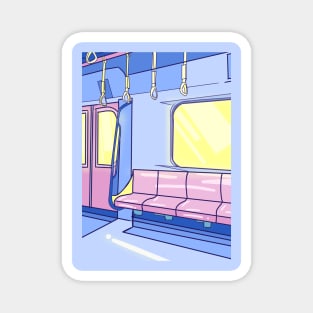 train aesthetic Magnet