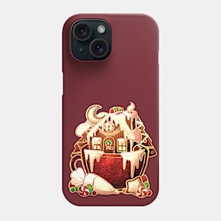 Holiday Wishes Gingerbread Teacup Phone Case