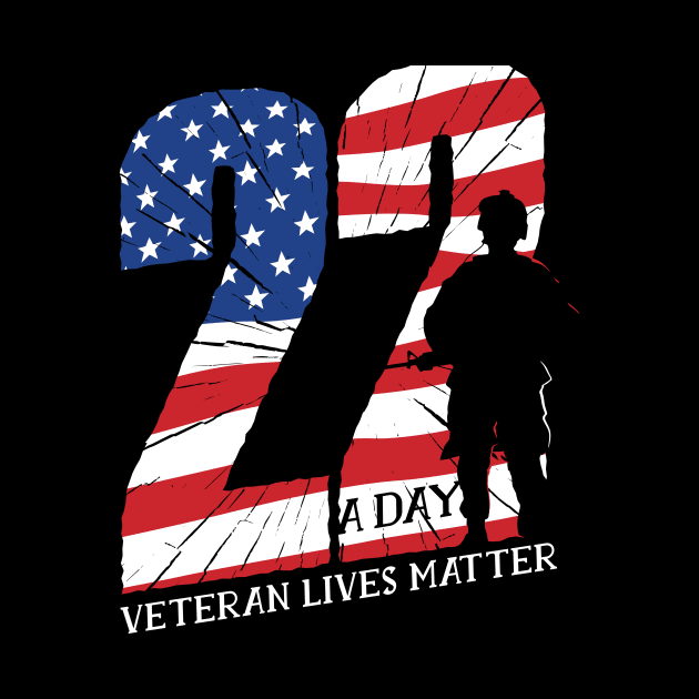 U.S. Navy Veteran 22 A Day Veterans Day Honoring all who served Gift by Designcompany