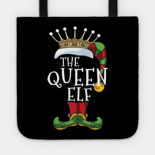 Queen Elf Family Matching Christmas Holiday Group Gift Pajama Tote