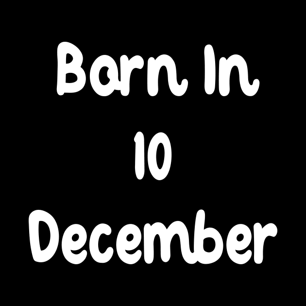 Born In 10 December by Fandie