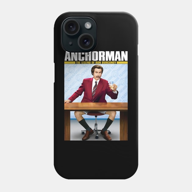 Anchorman Ron Burgundy Cheers Phone Case by Story At Dawn 