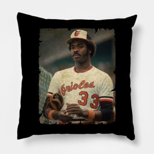 Eddie Murray - Baltimore Orioles, 1977 Pillow