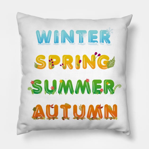 Seasons Pillow by PattisonAvePhanatics