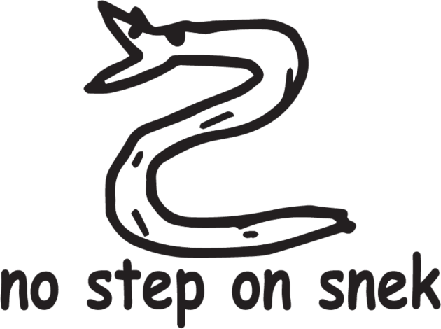 NO STEP ON SNEK Kids T-Shirt by ballhard