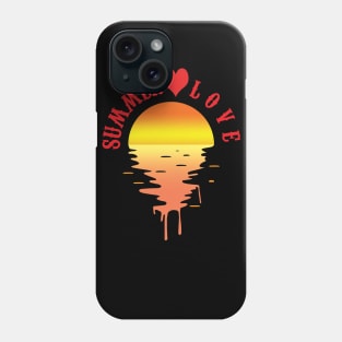 Vaporwave , Sunset Summer Tee , Synthwave T-shirt , Retro , Festival Top , Aesthetic Clothing , Unisex Graphic Tees , 90s Clothes Phone Case