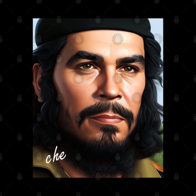 Realistic Portrait of Che Guevara by MtWoodson