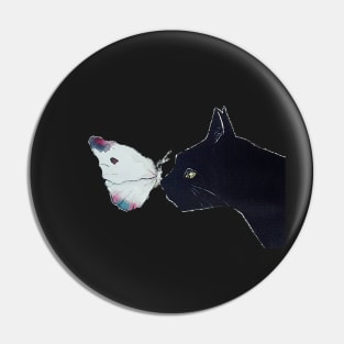 Black cat Pin