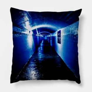into the blue Pillow