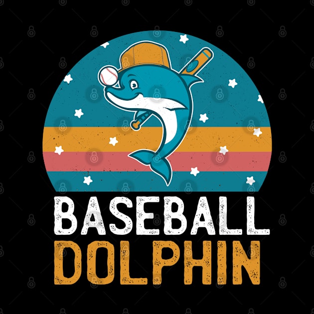 Baseball Dolphin! Vintage Fantasy Baseball by Johan13