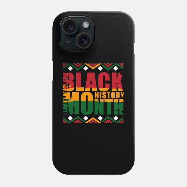 Black History Month Phone Case by For the culture tees