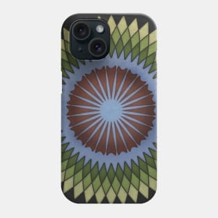 Stained Glass Geometry #2 - the sun also rises Phone Case