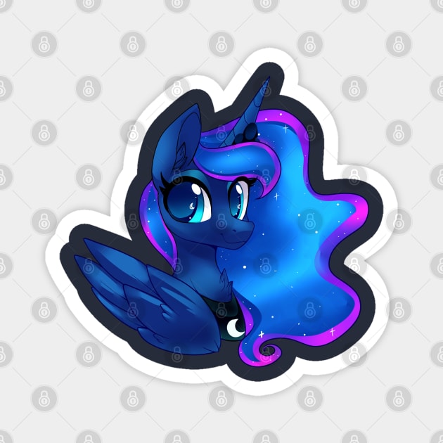 Princess Luna Magnet by Baja Gryphon