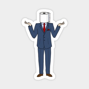 Toilet Paper Man Magnet