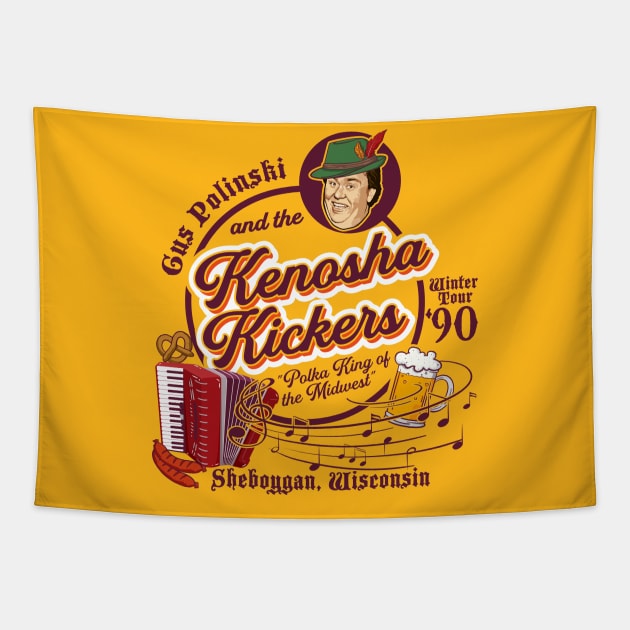 Kenosha Kickers the Polka King of the Midwest Tapestry by Alema Art