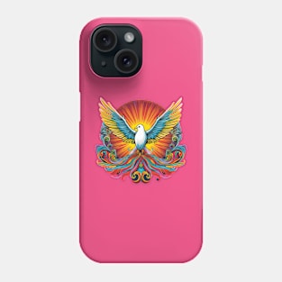 Dove Peace Pride Rainbow Colours Phone Case