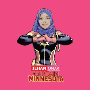 Ilhan Omar Captain Minnesota T-Shirt