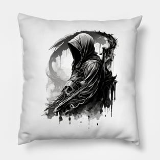 Death in darkness Pillow