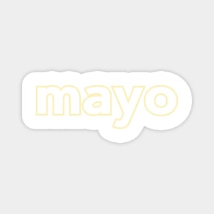 Halloween Costume Shirt MAYO Magnet