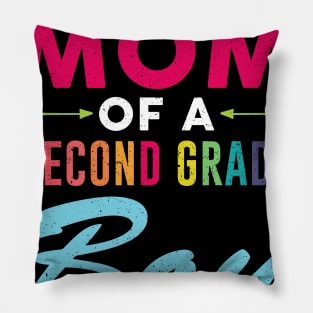 Proud Mom Of A Second grade Boy Back To School Pillow