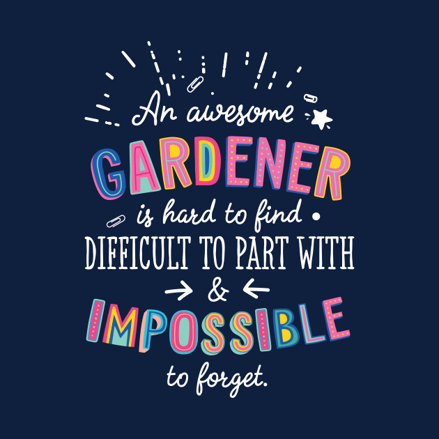 An awesome Gardener Gift Idea - Impossible to Forget Quote by BetterManufaktur