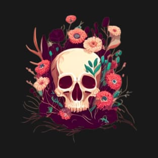 Flower skull T-Shirt