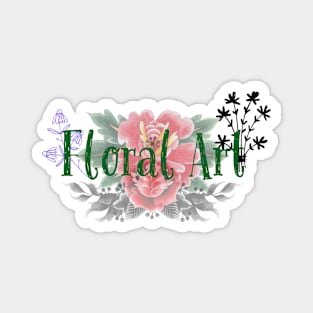 floral art Magnet