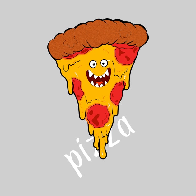 Pizza T-shirt by SheMayKeL