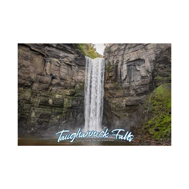 Taughannock Falls Tompkins County New York by Gestalt Imagery