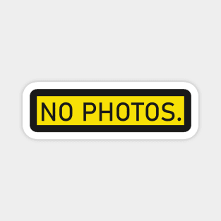 No Photos Magnet