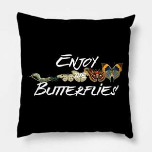 Enjoy The Butterflies, Butterfly Evolution Pillow