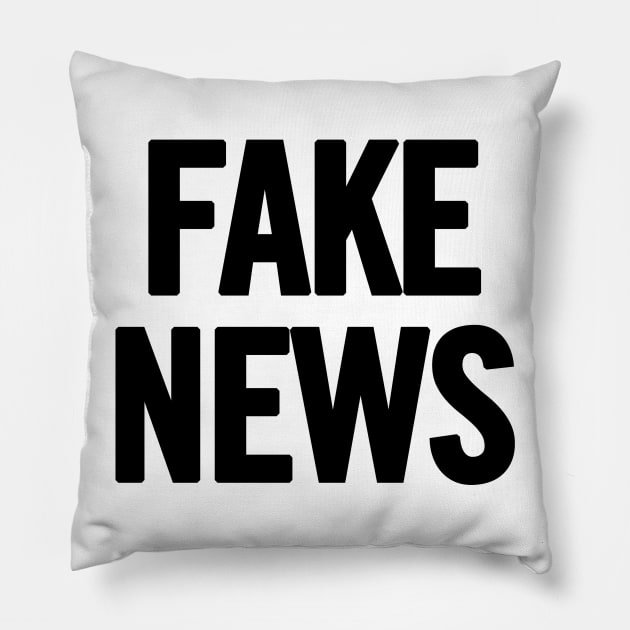 Fake News Pillow by sergiovarela