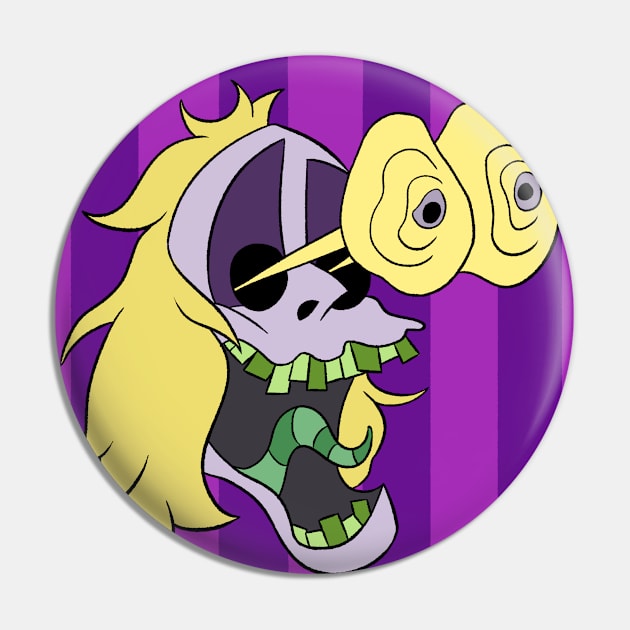 Beetle Design Pin by Batty Brainz