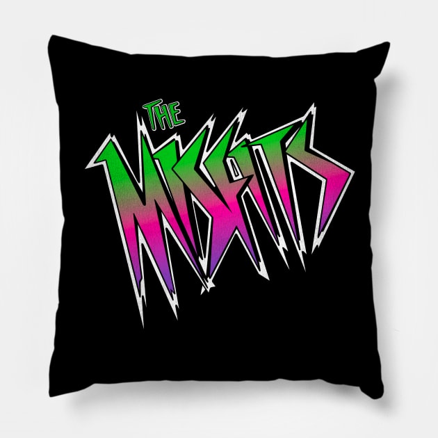 THE MISFITS / Jem and the Holograms Pillow by darklordpug
