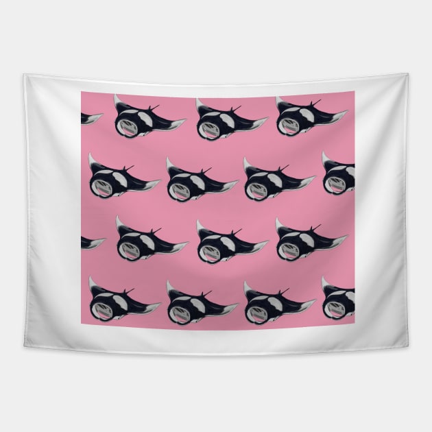 Amazing Giant Mantaray Tapestry by ButtonandSquirt