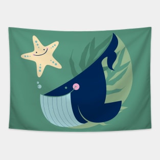 Whale & Starfish No.2 Tapestry