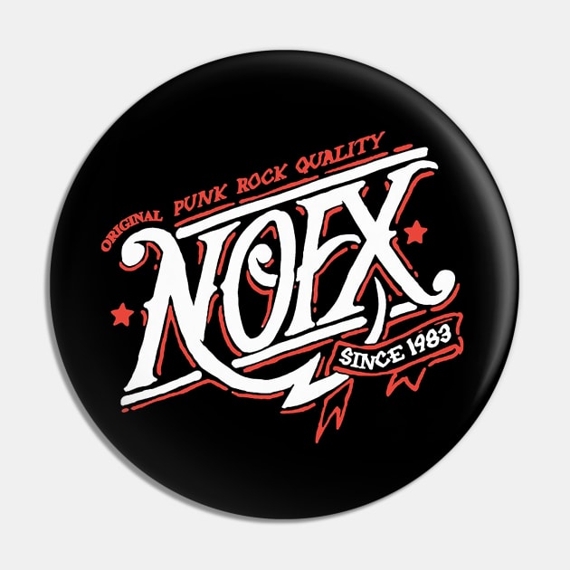 NOFX The Original Punk Rock Band Pin by darlenehenton