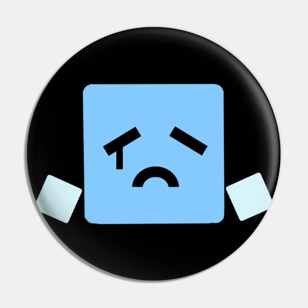 Sad Cube Pin by WiliamGlowing