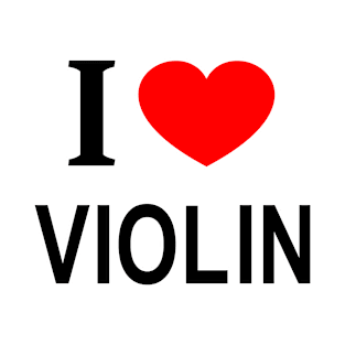 I ❤️ VIOLIN I LOVE VIOLIN I HEART VIOLIN T-Shirt