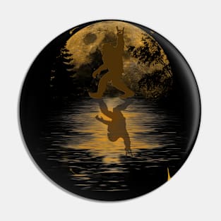 Believe in Bigfoot Pin