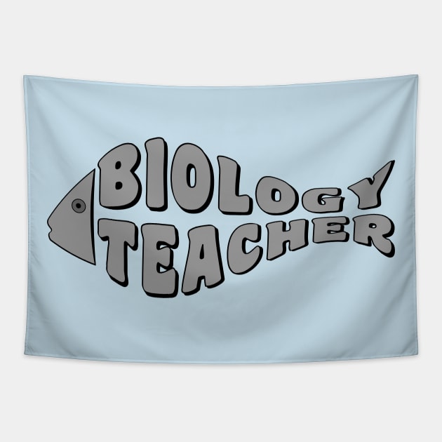 Biology Teacher Fish Tapestry by Barthol Graphics