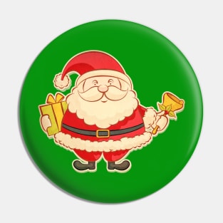 Cartoon Santa Pin