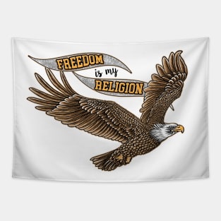 Freedom is my Religion Tapestry