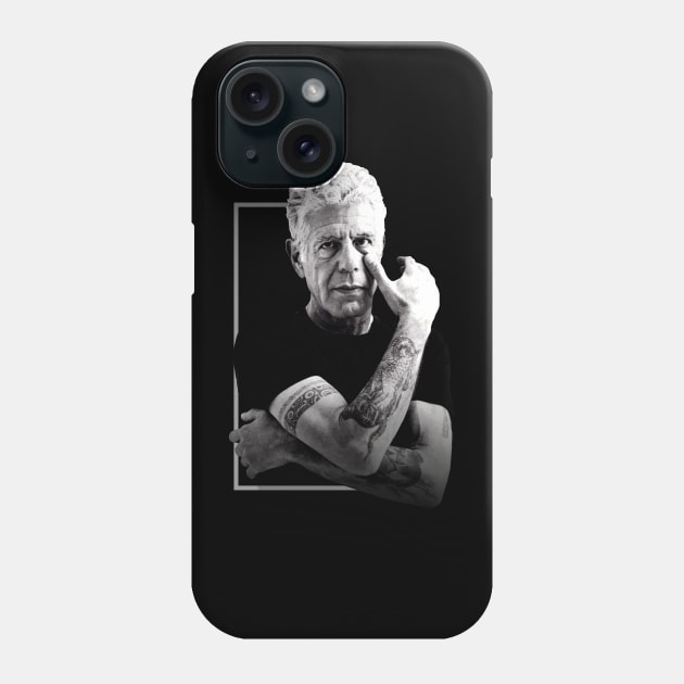 anthony bourdain Phone Case by small alley co