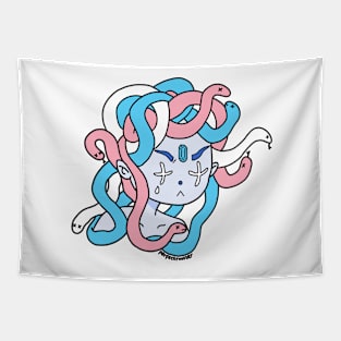 Trans Pride Medusa Tapestry