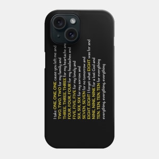 Kiss Off Song by vf Phone Case