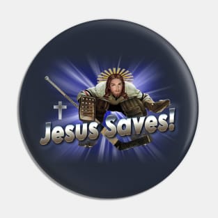 Jesus Saves Pin