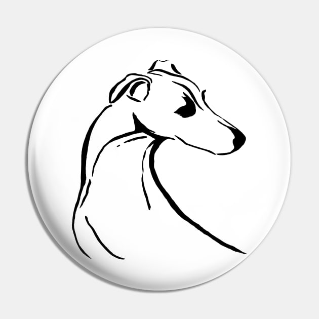 Greyhound Pin by Slappers